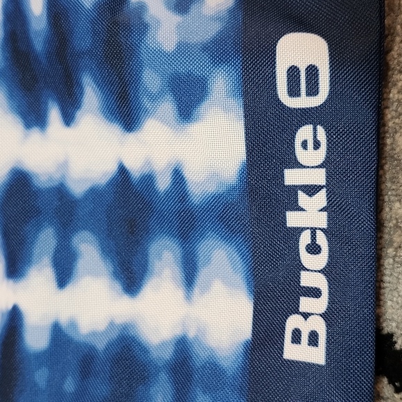 BKE BLUE TIE-DYE CINCH DRAWSTRING BACKPACK BAG UNISEX - Picture 4 of 10